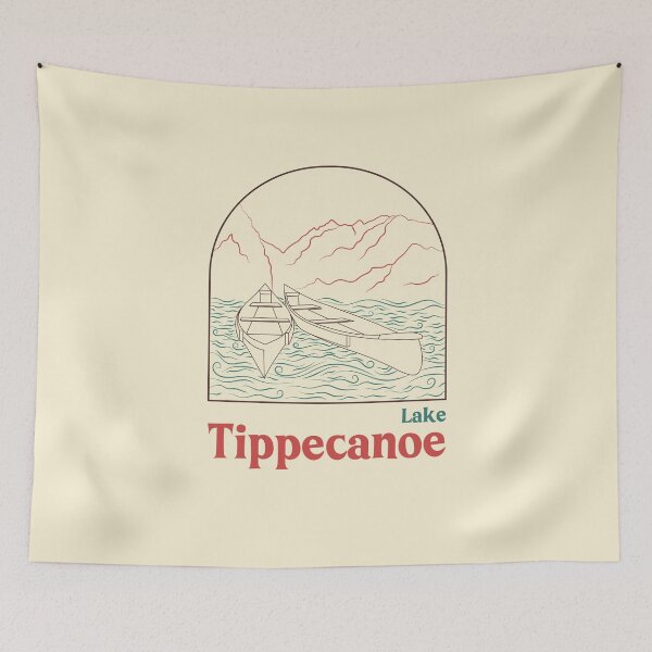 Item preview, Lake Tippecanoe Retro designed and sold by GoldenGodDesign.