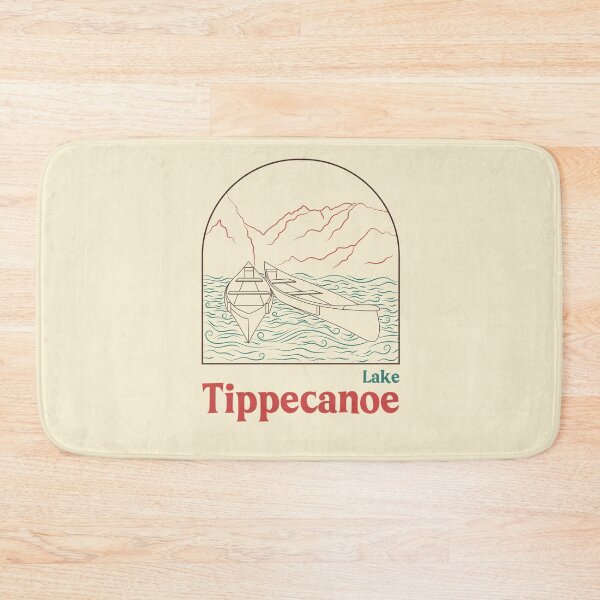 Item preview, Lake Tippecanoe Retro designed and sold by GoldenGodDesign.
