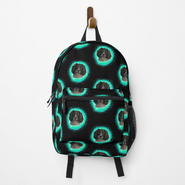 Item preview, english springer spainel black, cyan splash designed and sold by DawnCatcher20.