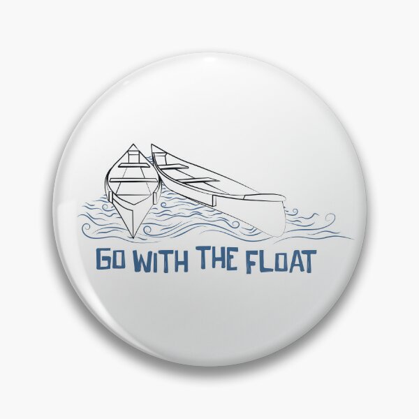 Item preview, Go With the Float – Funny Lake Boating Shirt for Summer Vibes designed and sold by GoldenGodDesign.