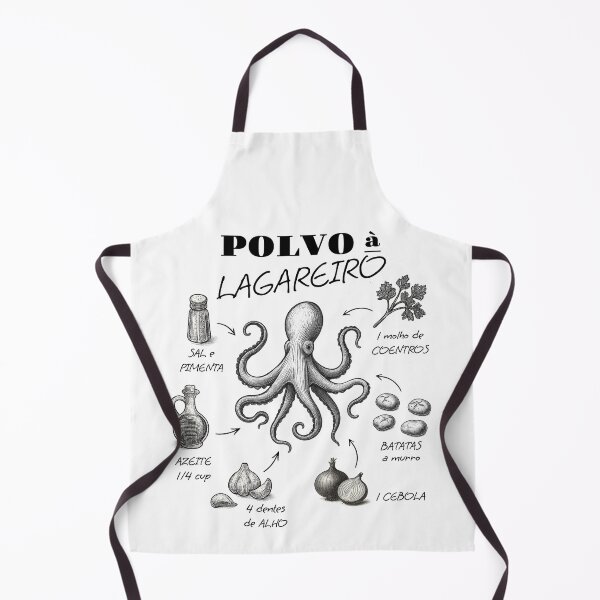 Item preview, Octopus with Potatoes – Vintage Portuguese Illustration designed and sold by TheBrightDuck.