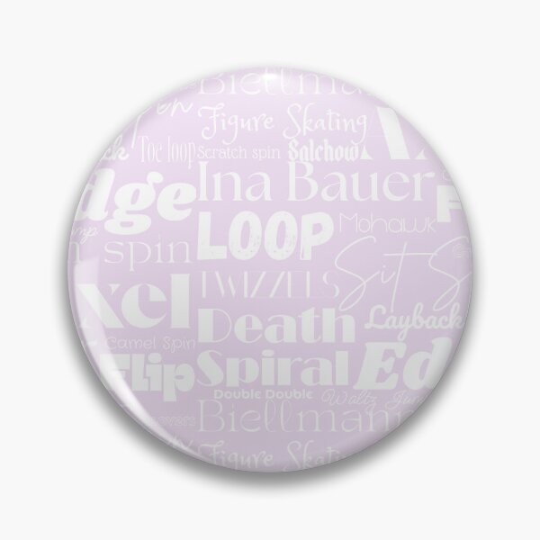 Item preview, Figure Skating Words- Subway Style Print- Pastel Purple designed and sold by PD-Skating.