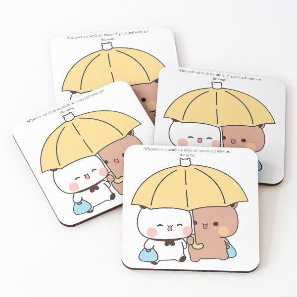 Item preview, Whatever our souls are made of, yours and mine are the same Happy Birthday Mochi Milk peach Cute DuDu Bear and BuBu Panda Are Celebrating 2025 designed and sold by BrightStreets.
