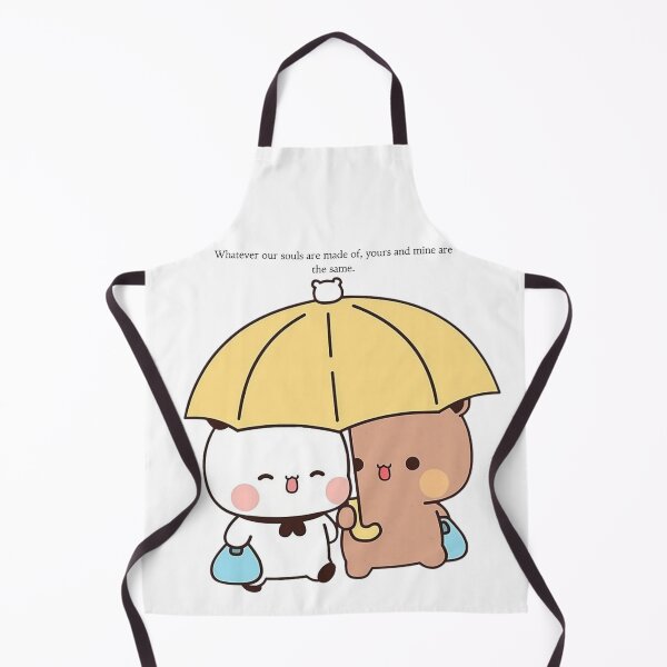 Aperçu de l'œuvre Peu importe de quoi sont faites nos âmes, la vôtre et la mienne sont les mêmes Joyeux anniversaire Mochi Milk peach Cute DuDu Bear et BuBu Panda célèbrent 2025 créée et vendue par BrightStreets.