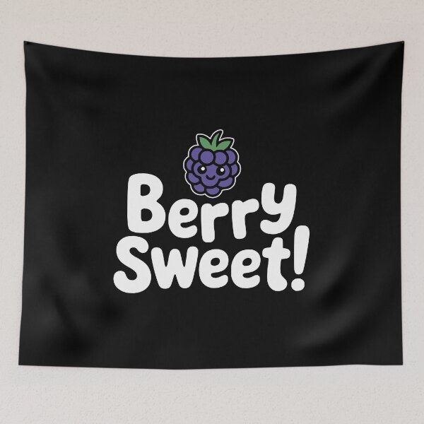 Item preview, Berry Sweet! Funny Blackberry Pun designed and sold by PMCreative.