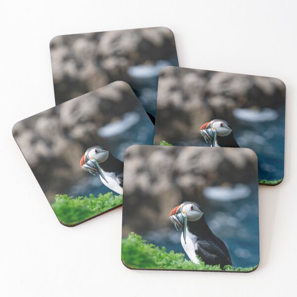 Item preview, Puffin feeding designed and sold by NikkiStixG.