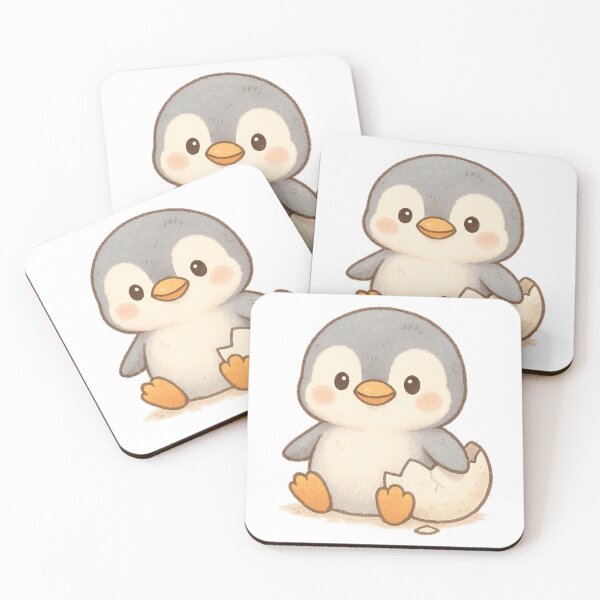 Item preview, Baby Penguin Hatching from Egg designed and sold by Khamique.