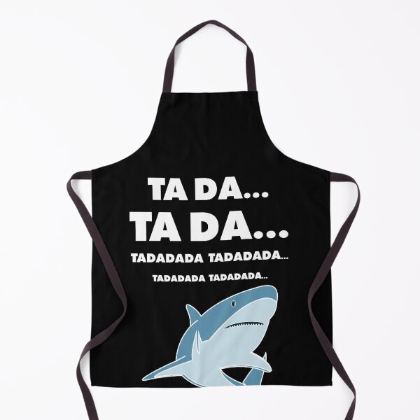 Item preview, TA DA... Soundtrack Joke & Great White Shark – Minimalist Movie Lover Design - White Text designed and sold by NiceHatHarry.