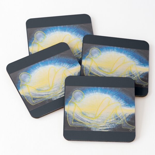 Item preview, silhouette of a man over sunrise designed and sold by BarbaraLArt.