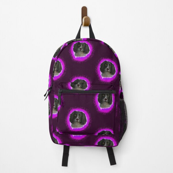 Item preview, english springer spainel black, violet splash designed and sold by DawnCatcher20.