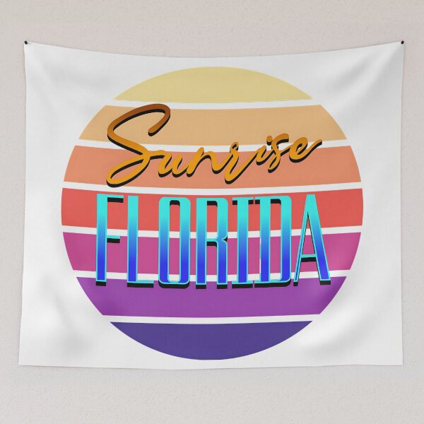 Item preview, Retro Sunrise Florida T-Shirt | Vintage Florida 80s Aesthetic Design designed and sold by Building60media.