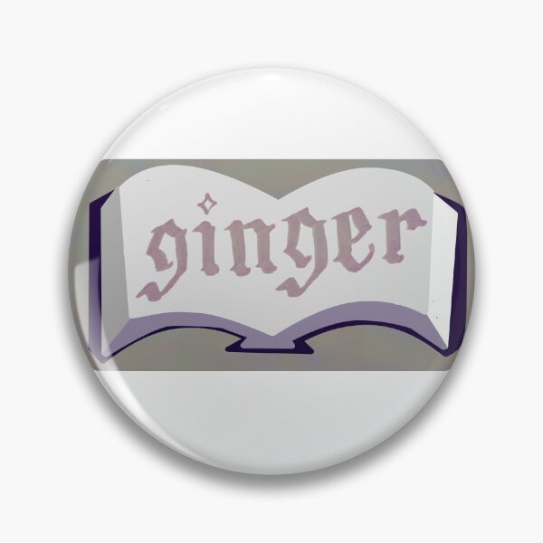 Item preview, Purple Book Spice Label with Calligraphy Ginger designed and sold by abitofaromantic.