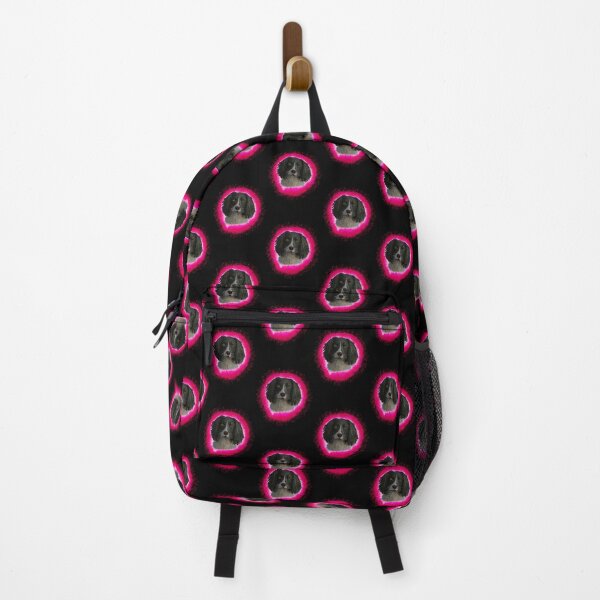 Item preview, english springer spainel black, pink splash designed and sold by DawnCatcher20.