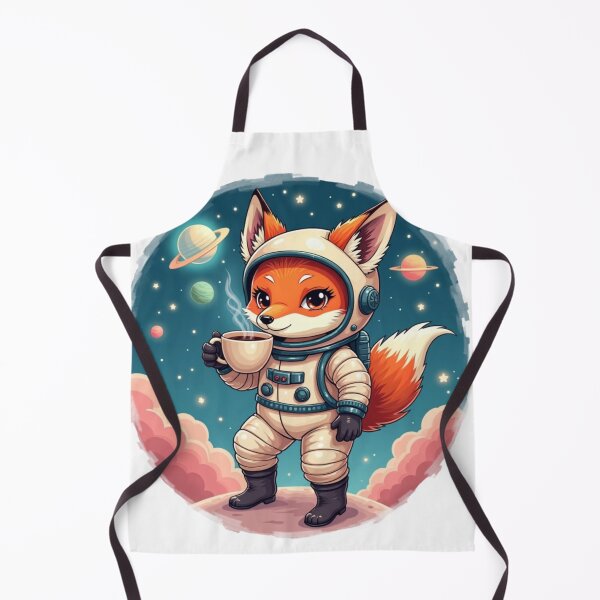 Item preview, Space Coffee Break – Whimsical Fox Astronaut designed and sold by Sirak Amanuel.