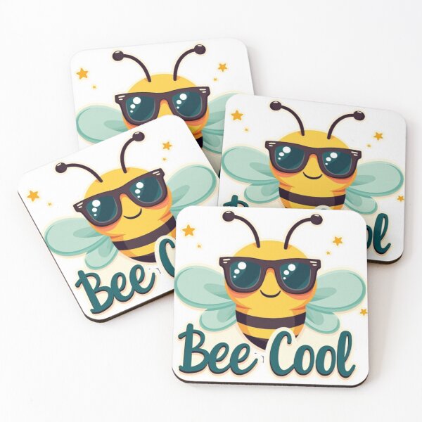 Item preview, Bee Cool – Cute Kawaii Bumblebee with Sunglasses designed and sold by Sirak Amanuel.