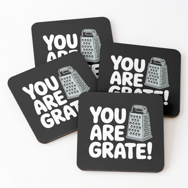 Item preview, You Are Grate! Funny Cheese Grater Pun designed and sold by PMCreative.