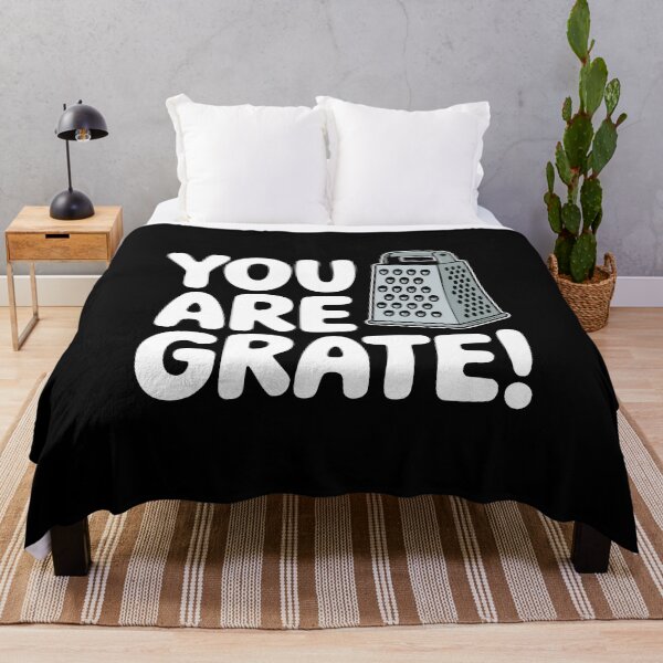 Item preview, You Are Grate! Funny Cheese Grater Pun designed and sold by PMCreative.