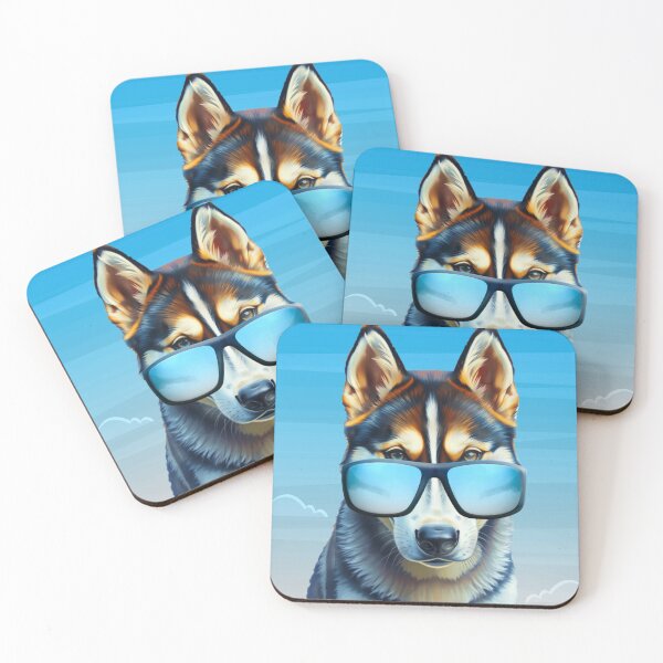 Item preview, Summer Dog with Glasses Half Off designed and sold by m2inspiration.