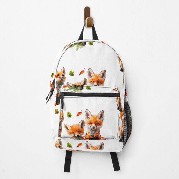 Item preview, Beautiful red fox among autumn leaves in the forest designed and sold by НаташаЧетвер.