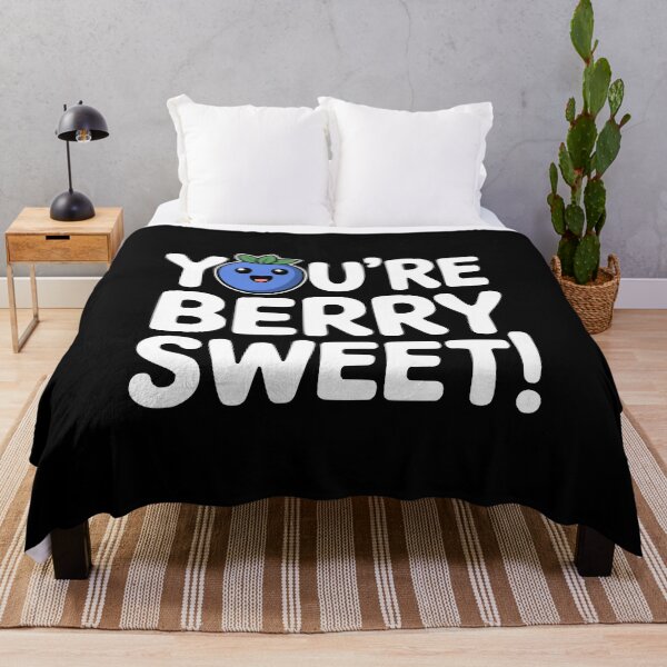 Item preview, You're Berry Sweet! Funny Blueberry Pun designed and sold by PMCreative.