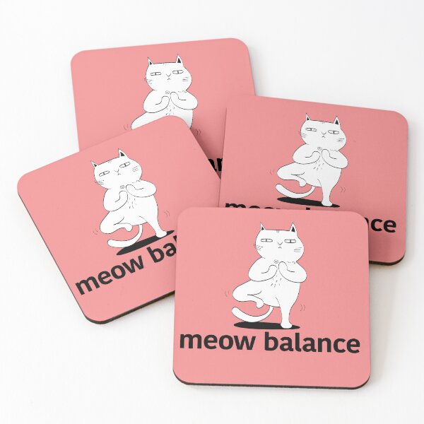 Item preview, Meow Balance – Funny Yoga Cat in Tree Pose designed and sold by Garfieldoreo.
