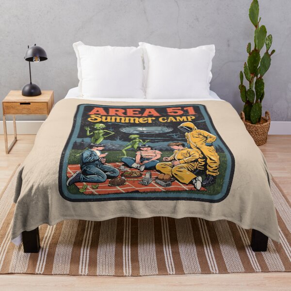 Item preview, Area 51 Summer Camp: Alien Abduction Retro Design designed and sold by Vintagenaut Co..
