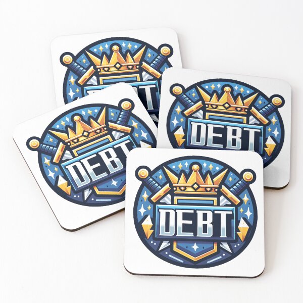 Item preview, Swords and Crown - Debt Gaming Logo designed and sold by WhatevrWrksMrch.