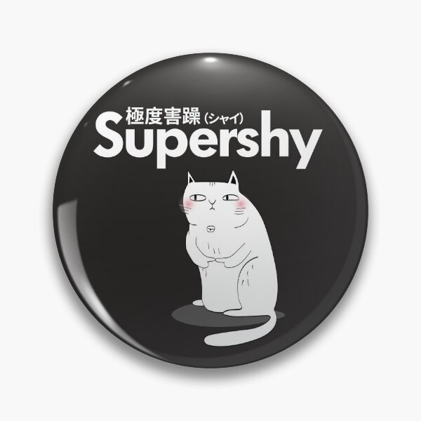 Item preview, Supershy – Cute Blushing Shy Cat designed and sold by Garfieldoreo.