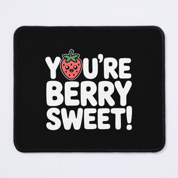Item preview, You're Berry Sweet! Funny Strawberry Pun designed and sold by PMCreative.
