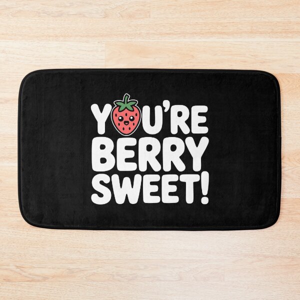 Item preview, You're Berry Sweet! Funny Strawberry Pun designed and sold by PMCreative.