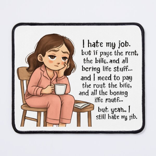 Item preview, Rent, Bills & Job Hate""Loyer, Factures & Job Haï" designed and sold by Drawingshirts.