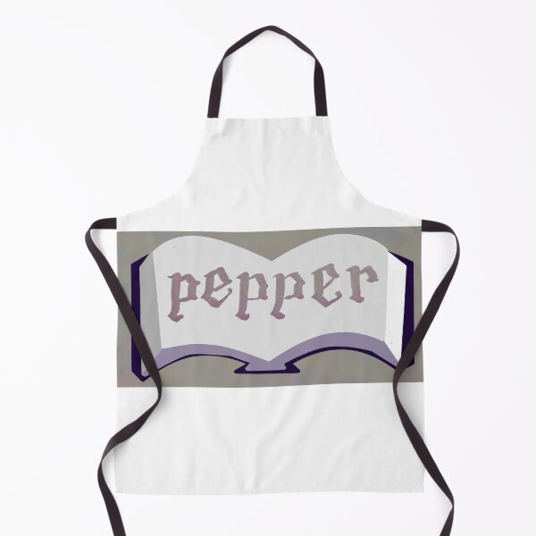 Item preview, Purple Book Spice Label with Calligraphy Pepper designed and sold by abitofaromantic.