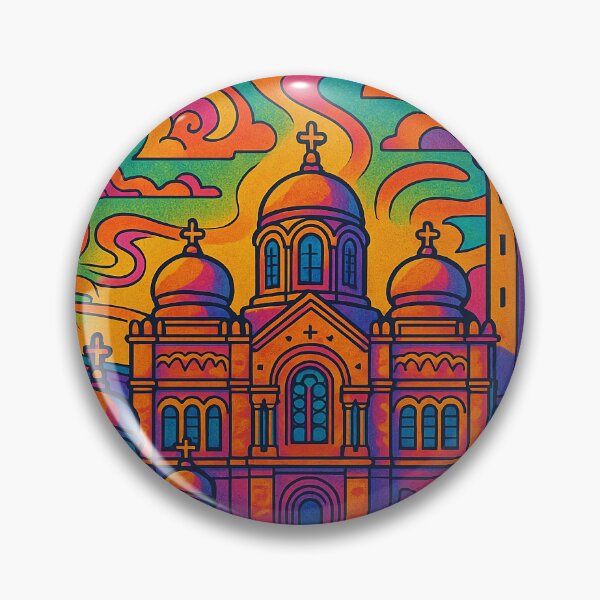 Item preview, Psychedelic Cityscape of Varna | Colorful Retro Bulgaria Travel Poster | Trippy Black Sea Wall Art | Surreal Coastal & Urban Illustration | Vibrant Cityscape Artwork designed and sold by PaintedPixels01.