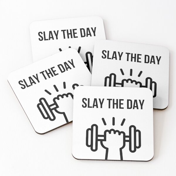 Item preview, Slay the Day – Motivational Quote Design designed and sold by MagicOfPrint.