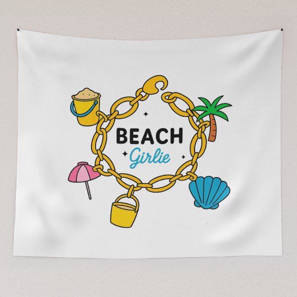 Item preview, Beach Please Girlie Sassy Summer Charm Bracelet designed and sold by TinyPanic.
