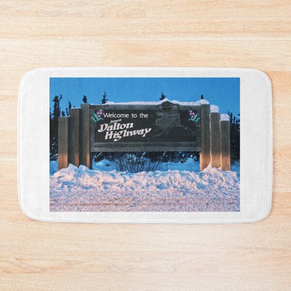Item preview, Alaska Dalton Highway Sign Photo designed and sold by lizzmarino.