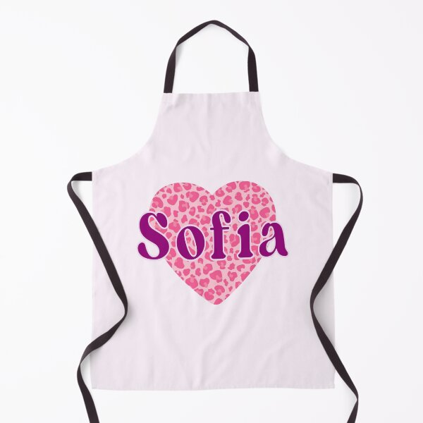 Item preview, Sofia Name Leopard Pink Heart  designed and sold by Jeallan Designs.