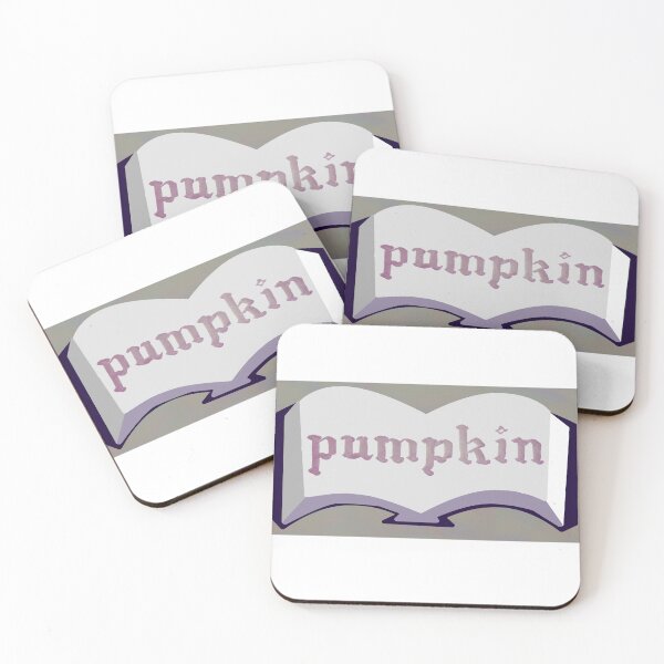 Item preview, Purple Book Spice Label with Calligraphy Pumpkin designed and sold by abitofaromantic.