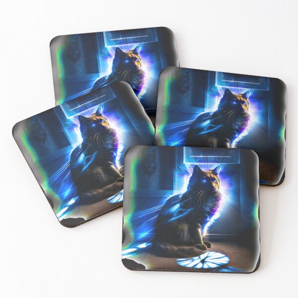 Item preview,  Illumination - BLACK CAT - 4D designed and sold by CleverCulture.