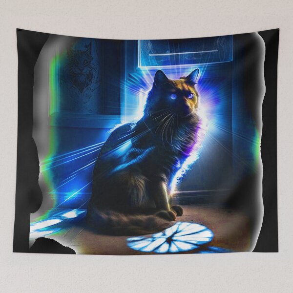 Item preview,  Illumination - BLACK CAT - 4D designed and sold by CleverCulture.