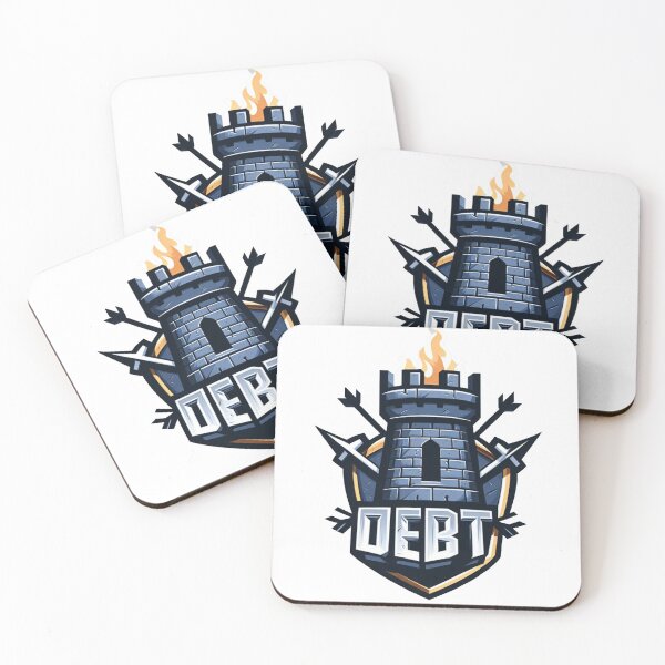 Item preview, Debt Gaming - Tower and Arrows designed and sold by WhatevrWrksMrch.
