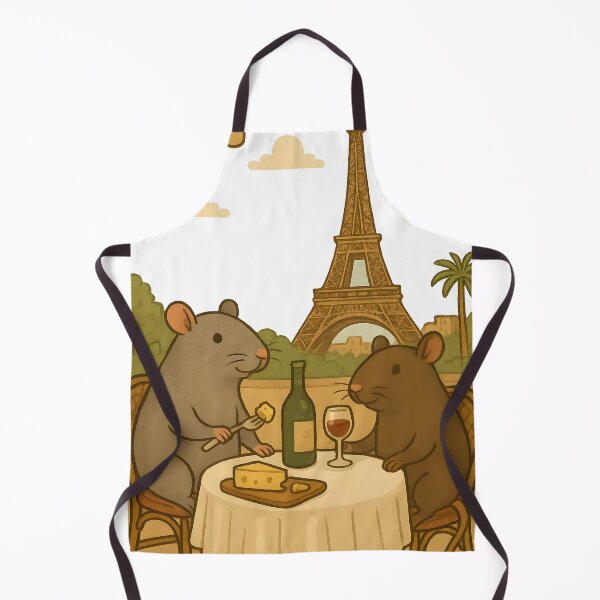 Item preview, Romantic Rats Dining in Paris designed and sold by Unsure-Squash.