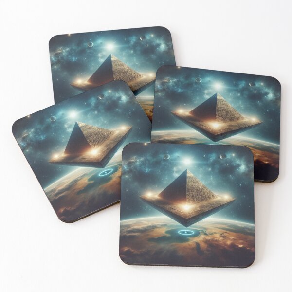 Item preview, mystical pyramid rising to the space designed and sold by Dogandesighn.