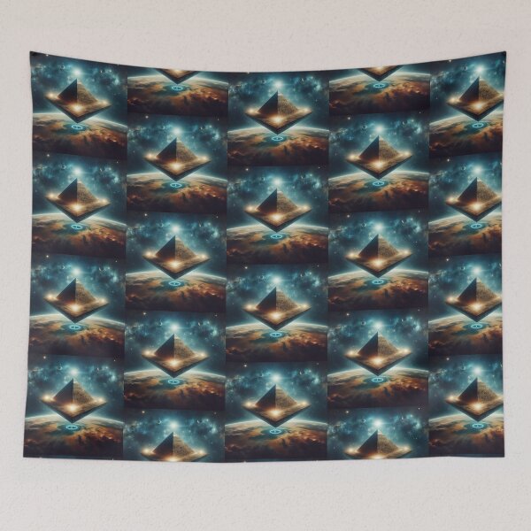 Item preview, mystical pyramid rising to the space designed and sold by Dogandesighn.