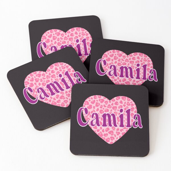 Item preview, Camila Name Leopard Pink Heart  designed and sold by Jeallan Designs.