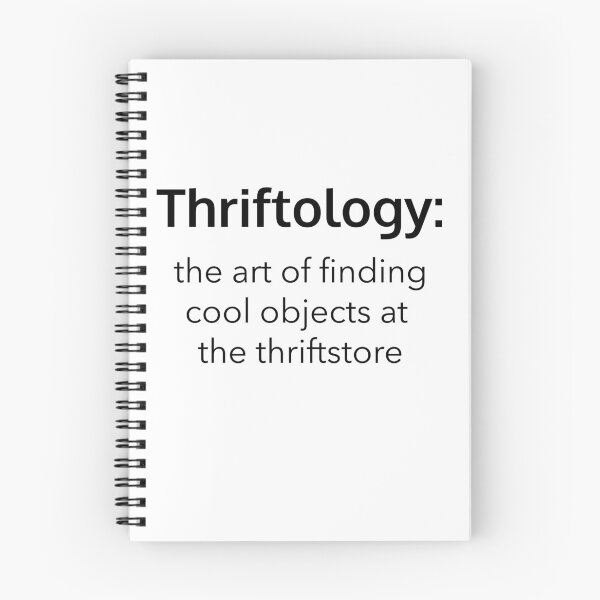Item preview, Thriftology the art of finding cool objects in a thrift store designed and sold by Rejunkery.