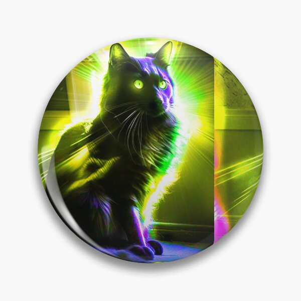 Item preview, Illumination - BLACK CAT - 4D designed and sold by CleverCulture.