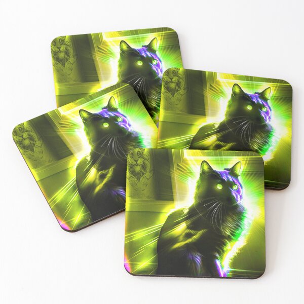 Item preview, Illumination - BLACK CAT - 4D designed and sold by CleverCulture.