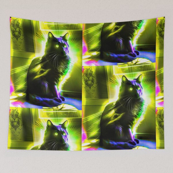Item preview, Illumination - BLACK CAT - 4D designed and sold by CleverCulture.