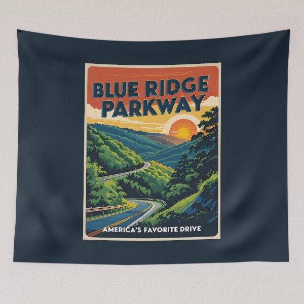 Item preview, Blue Ridge Parkway designed and sold by GoodOldVintage.